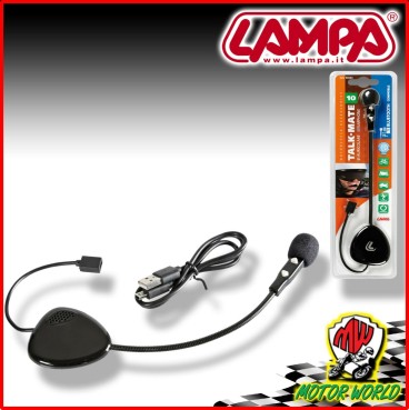 AURICOLARE BLUETOOTH MOTO CON RISPOSTA AUTOMATICA FILTRO ANTI RUMORE LAMPA