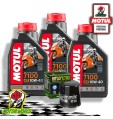 TAGLIANDO 3 L MOTUL 7100 10W40 + FILTRO OLIO HF303
