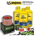 TAGLIANDO 3L BARDAHL XTM 10W40 + FILTRI HIFLO HONDA NX DOMINATOR 650 2002