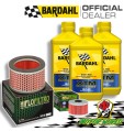 TAGLIANDO 3L BARDAHL XTM 5W40 + FILTRI HIFLO HONDA NX DOMINATOR 650 2002