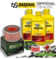 TAGLIANDO 3L BARDAHL XTC 10W50 + FILTRI HIFLO HONDA NX DOMINATOR 650 2002
