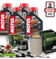TAGLIANDO 4L MOTUL 7100 15W50 + FILTRI HIFLO HONDA CB 600 F HORNET 2005 2006