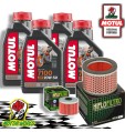 TAGLIANDO 4L MOTUL 7100 20W50 + FILTRI HIFLO HONDA NX 650 DOMINATOR 2002