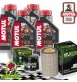 TAGLIANDO 4L MOTUL 7100 10W60 + FILTRI HIFLO HONDA CB 600 F HORNET 2005 2006