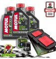 TAGLIANDO 3L MOTUL 5100 10W50 + FILTRI HIFLO HONDA XL 650 V TRANSALP 2007
