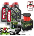 TAGLIANDO 3L MOTUL 5100 10W40 + FILTRI HIFLO HONDA XRV 750 AFRICA TWIN 1992