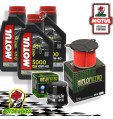 TAGLIANDO 3L MOTUL 5000 10W40 + FILTRI HIFLO HONDA XRV 750 AFRICA TWIN 1992