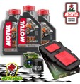 TAGLIANDO 3L MOTUL 7100 15W50 + FILTRI HIFLO HONDA XL 650 V TRANSALP 2007