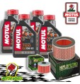 TAGLIANDO 4L MOTUL 7100 10W60 + FILTRI HIFLO HONDA NX 650 DOMINATOR 2002