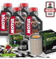 TAGLIANDO 4L MOTUL 7100 10W50 + FILTRI HIFLO HONDA CBF 600 2004 2005 2006 2007