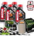 TAGLIANDO 4L MOTUL 7100 10W40 + FILTRI HIFLO HONDA CB 600 F HORNET 2005 2006