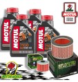 TAGLIANDO 4L MOTUL 7100 10W40 + FILTRI HIFLO HONDA NX 650 DOMINATOR 2002
