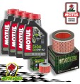 TAGLIANDO 4L MOTUL 5100 10W40 + FILTRI HIFLO HONDA NX 650 DOMINATOR 2002