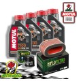 TAGLIANDO 4L MOTUL 7100 10W50 + FILTRI HIFLO HONDA VT 750 Shadow Spirit 2007