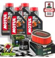 TAGLIANDO 4L MOTUL 7100 10W40 + FILTRI HIFLO HONDA XRV 650 AFRICA TWIN 2001 2002