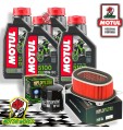 TAGLIANDO 4L MOTUL 5100 15W50 + FILTRI HIFLO HONDA XRV 650 AFRICA TWIN 2001 2002
