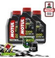 TAGLIANDO 3L MOTUL 5000 10W40 + FILTRO OLIO Suzuki SV 650 2015