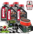 TAGLIANDO 4L MOTUL 7100 10W60 + FILTRI HIFLO HONDA XRV 650 AFRICA TWIN 2001 2002