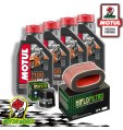 TAGLIANDO 4L MOTUL 7100 10W40 + FILTRI HIFLO HONDA VT 750 Shadow Spirit 2007