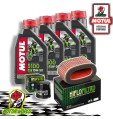 TAGLIANDO 4L MOTUL 5100 15W50 + FILTRI HIFLO HONDA VT 750 Shadow Spirit 2007