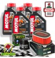 TAGLIANDO 4L MOTUL 7100 15W50 + FILTRI HIFLO HONDA XRV 650 AFRICA TWIN 2001 2002