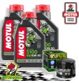 TAGLIANDO 3L MOTUL 5100 15W50 + FILTRO OLIO HF153 Ducati 650 Indiana 1988