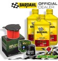 TAGLIANDO 3L BARDAHL XTC 15W50 + FILTRI HIFLO HONDA XRV 750 AFRICA TWIN 1992