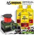 TAGLIANDO 3L BARDAHL XTC 10W40 + FILTRI HIFLO HONDA XRV 750 AFRICA TWIN 1992