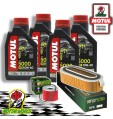 TAGLIANDO 4L MOTUL 5000 10W40 + FILTRI HIFLO HONDA CB 1100 1982 1983