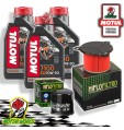 TAGLIANDO 3L MOTUL 7100 10W50 + FILTRI HIFLO HONDA XRV 750 AFRICA TWIN 1992