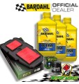 TAGLIANDO 3L BARDAHL XTM 10W40 + FILTRI HIFLO HONDA XL 650 V TRANSALP 2007