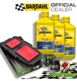 TAGLIANDO 3L BARDAHL XTM 5W40 + FILTRI HIFLO HONDA XL 650 V TRANSALP 2007