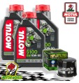 TAGLIANDO 3L MOTUL 5100 10W50 + FILTRO OLIO HF204