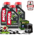 TAGLIANDO 3L MOTUL 5100 10W50 + FILTRO OLIO HF303