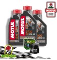 TAGLIANDO 3 L MOTUL 7100 20W50 + FILTRO OLIO HIFLO Suzuki SV 650 2019