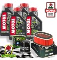 TAGLIANDO 4L MOTUL 5100 10W40 + FILTRI HIFLO HONDA XRV 750 Africa Twin 2001 2002