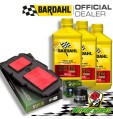 TAGLIANDO 3L BARDAHL XTC 15W50 + FILTRI HIFLO HONDA XL 650 V TRANSALP 2007