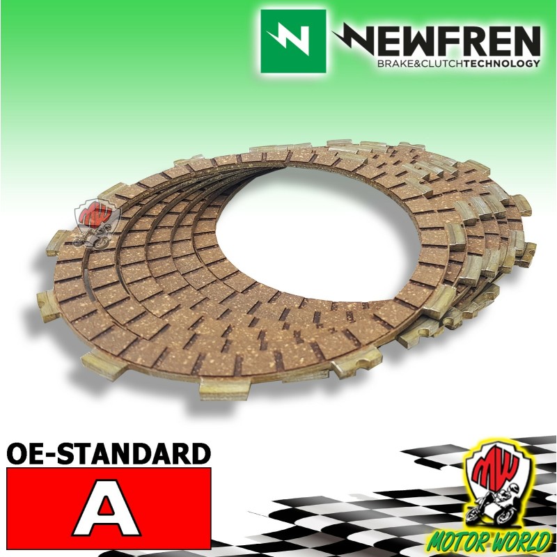 F1637A KIT 6 DISCHI FRIZIONE NEWFREN HONDA XLV R 750 1988