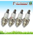KIT 4 CANDELE UNIVERSALE PER DECESPUGLIATORE MOTOSEGA POTATORE 2 TEMPI L7T