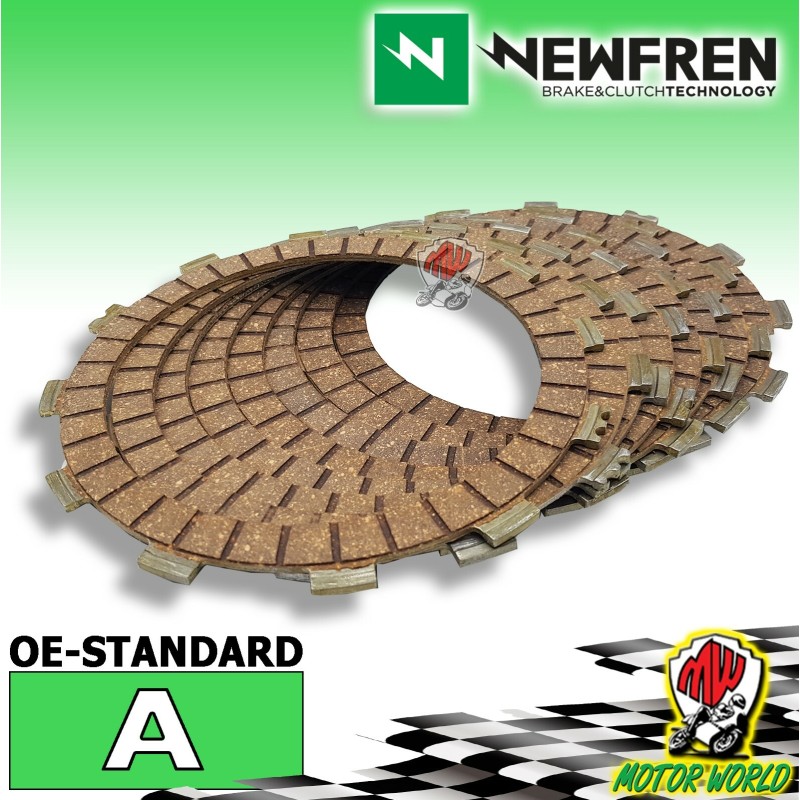 F1864A KIT 8 DISCHI FRIZIONE NEWFREN YAMAHA YZ-F 450 2007 2008 2009 2010