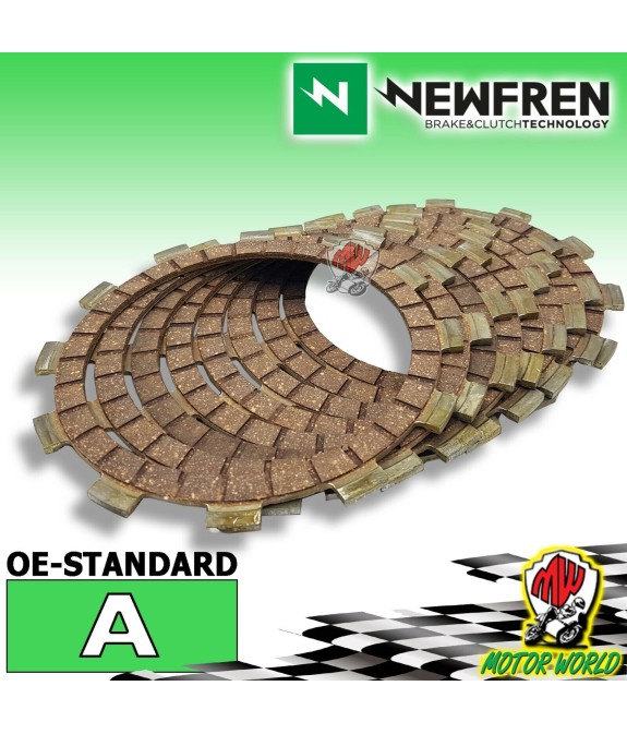 F2821A KIT 8 DISCHI FRIZIONE NEWFREN YAMAHA YZ 125 2017 2018 2019 2020 2021
