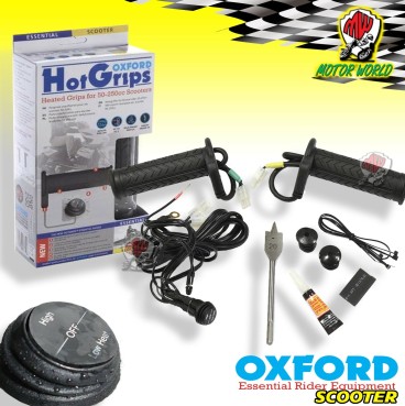 Oxford Manopole Riscaldate Hotgrips PER Scooter e MAXI SCOOTER CON INTERRUTTORE
