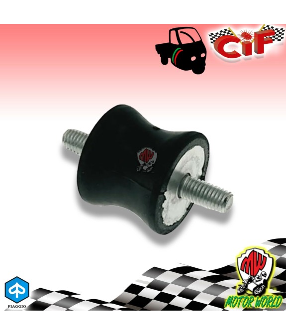 Supporto tampone elastico attacco motore per VESPA APE MP MPV CAR 1978 P2