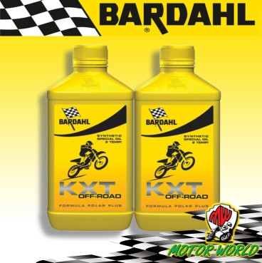 KIT 2 LITRI OLIO MISCELA BARDAHL KXT SAE 50 100% SINTETICO PER ENDURO CROSS KART