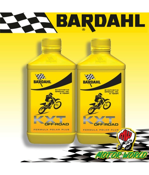 KIT 2 LITRI OLIO MISCELA BARDAHL KXT SAE 50 100% SINTETICO PER ENDURO CROSS KART