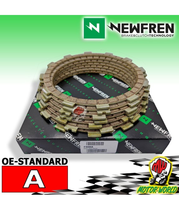 F3606A KIT 7 DISCHI FRIZIONE NEWFREN HONDA CRF 450 X 2017 2018 2019 2020 2021