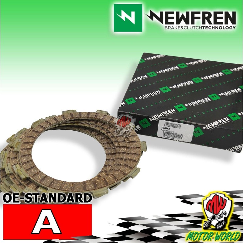 F1676A KIT 8 DISCHI FRIZIONE GUARNITI NEWFREN HONDA VFR V-TECH 800 2004 2005