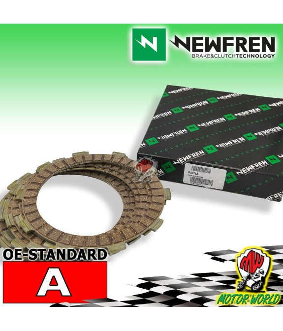 F1676A KIT 8 DISCHI FRIZIONE GUARNITI NEWFREN HONDA VFR V-TECH 800 2004 2005