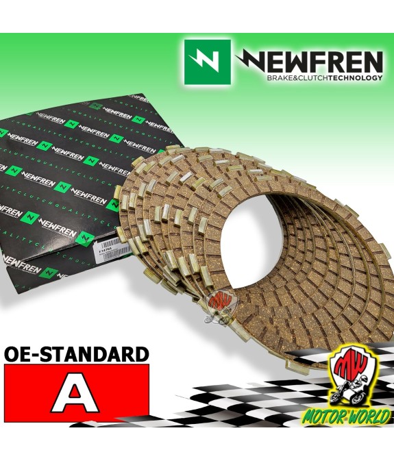 KIT 10 DISCHI FRIZIONE GUARNITI NEWFREN TRIUMPH ROCKET III TUTTI 2300 2006-2018