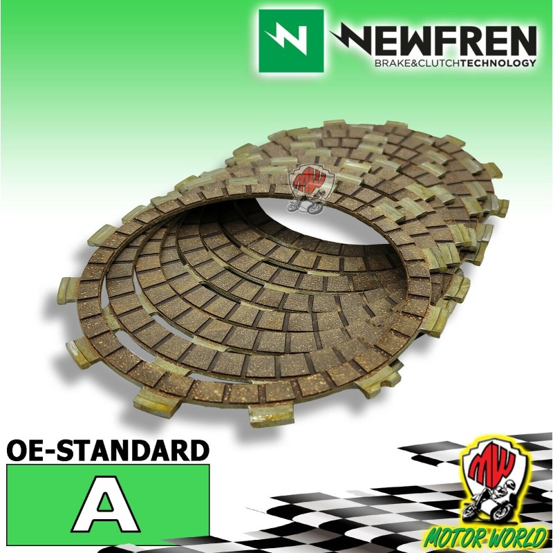 F1873A KIT 8 DISCHI FRIZIONE NEWFREN YAMAHA FZ GENESIS 750 1987 1988 1989 1990